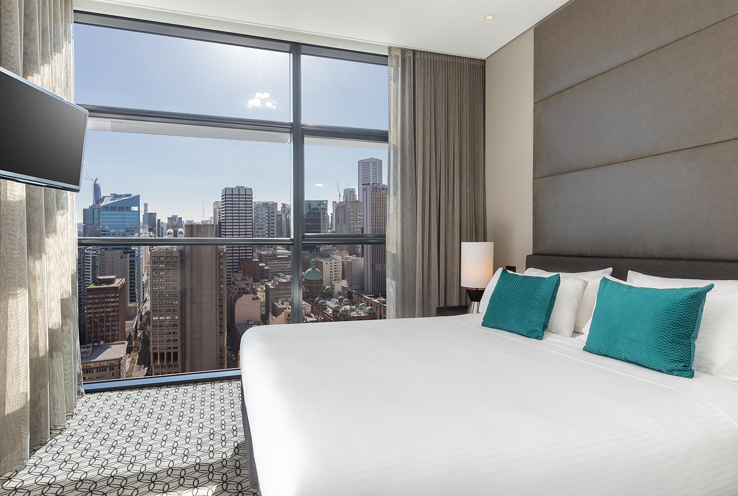 Fraser Suites Cité de Sydney Extérieur photo A bedroom at the hotel